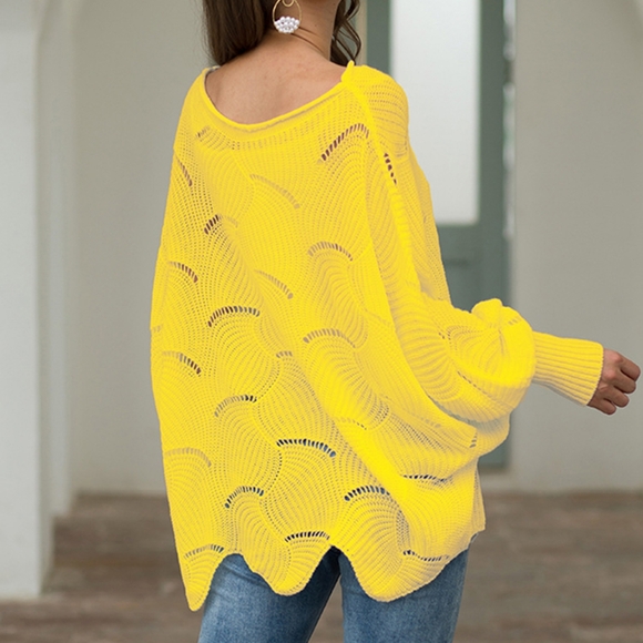 Lantern Glow Knit Top - Yellow - Picture 5 of 5
